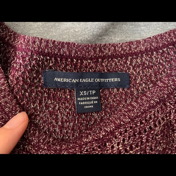 🔴 American Eagle maroon sweater dress - Picture 6 of 8